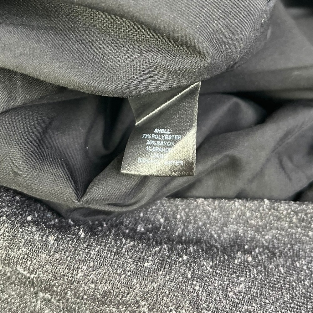 White House Black Market Officecore Wide Leg Career Dress Pants Gray Size 10R - Picture 4 of 5